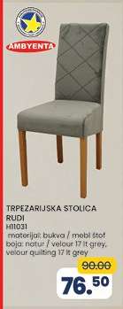 TRPEZARIJSKA STOLICA RUDI