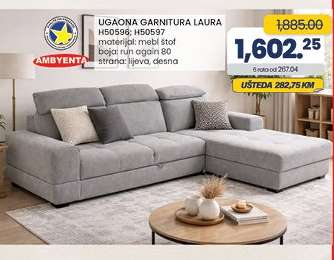 UGAONA GARNITURA LAURA