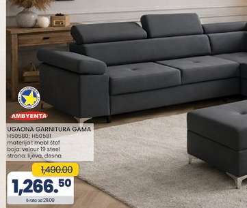 UGAONA GARNITURA GAMA