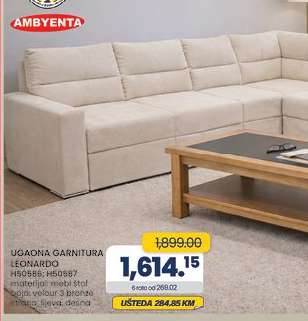 UGAONA GARNITURA LEONARDO