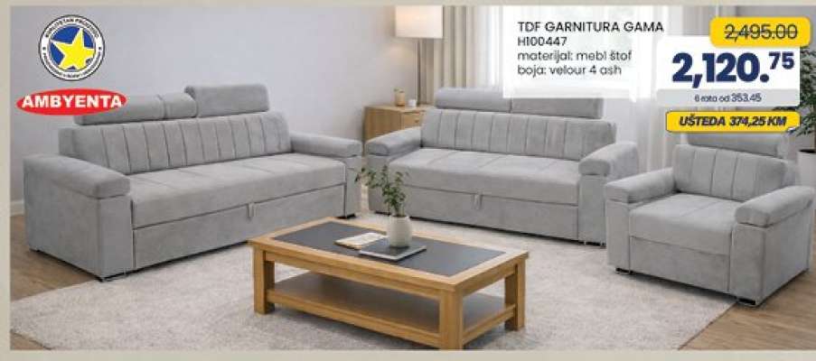 TDF GARNITURA GAMA HD00447