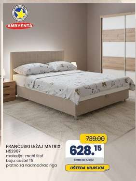 FRANCUSKI LEŽAJ MATRIX H52967