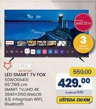 LED SMART TV FOX 50WOS640E