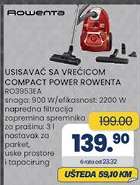 USISAVAČ SA VREĆICOM COMPACT POWER ROWENTA RO3953EA