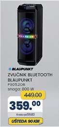 ZVUČNIK BLUETOOTH BLAUPUNKT PS05.2DB
