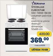 Štednjak Eurostar SSC-5060-04 EB