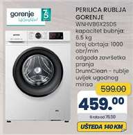 PERILICA RUBLJA GORENJE WNHVB6X2SDS