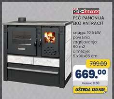 Pro-termo Peć Panonija Eko Antracit