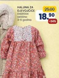 Haljina za djevojčice