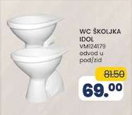 WC ŠKOLJKA IDOL