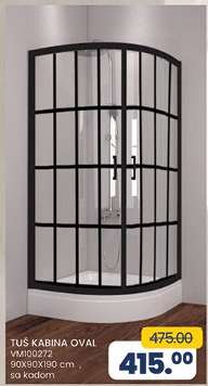 TUŠ KABINA OVAL