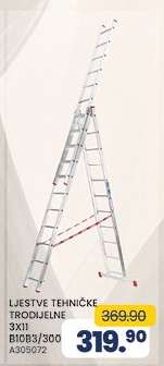 LJESTVE TEHNIČKE TRODIJELNE