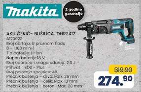 MAKITA AKU ČEKIĆ - BUŠILICA DHR241Z