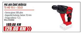 PXC Aku čekić bušilica TE-HD 18 Li – Solo