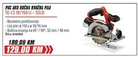 PXC AKU RUČNA KRUŽNA PILA TE-CS 18/150 LI – SOLO