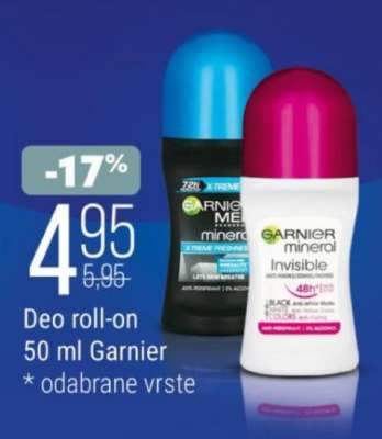Deo roll-on 50 ml Garnier