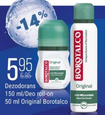 Dezodorans 150 ml/Deo roll-on 50 ml Original Borotalco