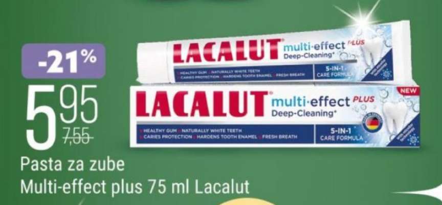 Lacalut Multi-effect plus 75 ml