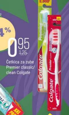 Četkica za zube Premier classic/clean Colgate