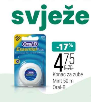 Konac za zube Mint 50 m Oral-B