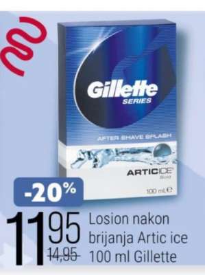 Losion nakon brijanja Artic ice 100 ml Gillette