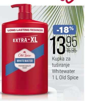 Kupka za tuširanje Whitewater 1 L Old spice