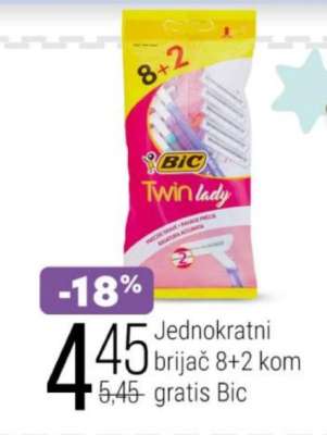 Jednokratni brijač 8 + 2 kom gratis Bic