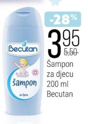Šampon za djecu 200 ml Becutan