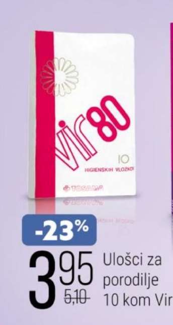 Ulošci za porodilje 10 kom Vir