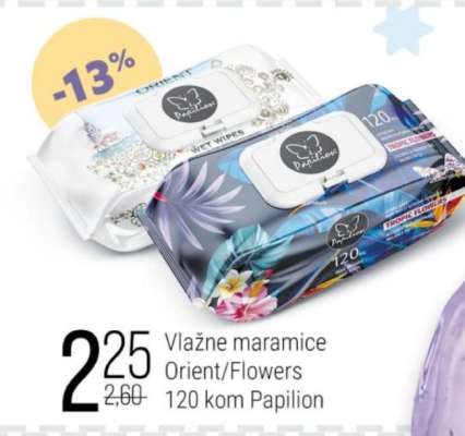 Vlažne maramice Orient/Flowers