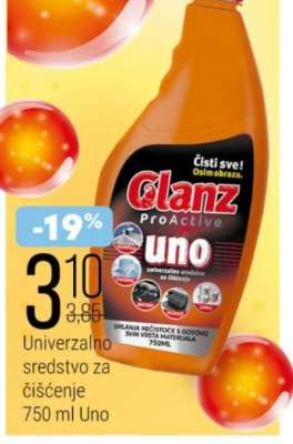 Univerzalno sredstvo za čišćenje 750 ml Uno
