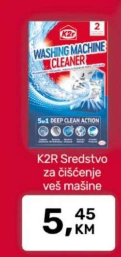 K2R Sredstvo za čišćenje veš mašine