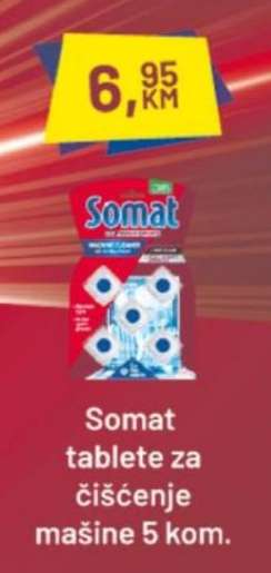 Somat tablete za čišćenje mašine 5 kom.