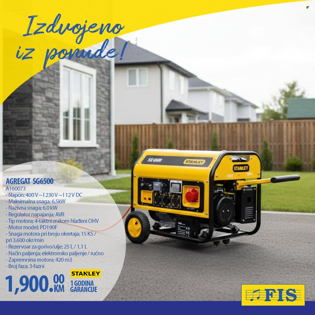 FIS katalog. Stranica 1