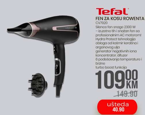 Tefal FEN ZA KOSU ROWENTA CV7920