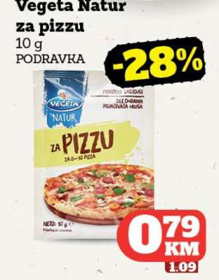 Vegeta Natur za pizzu
