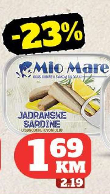 Mio Mare Jadranske Sardine