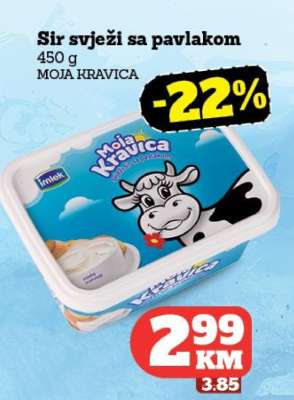 Sir svježi sa pavlakom