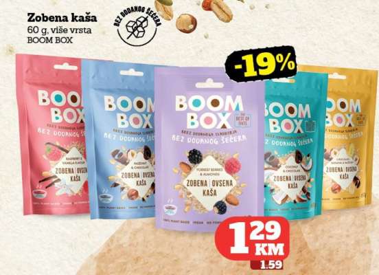 Zobena kaša BOOM BOX