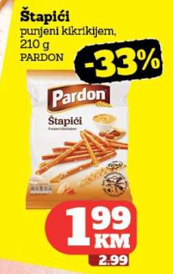 Štapići punjeni kikirikijem, 210 g