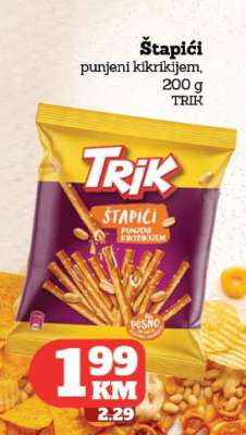 Štapići punjeni kikirikijem