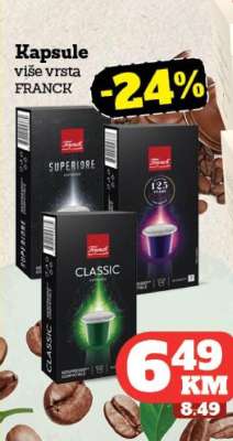 Kapsule više vrsta FRANCK