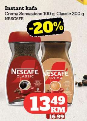 Instant kafa NESCAFE
