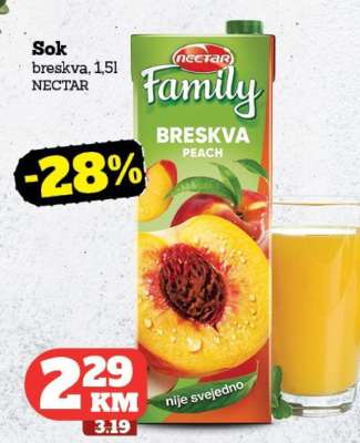 Sok breskva, 1.5l NECTAR