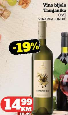 Vino bijelo Tamjanika