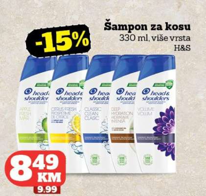 Šampon za kosu H&S