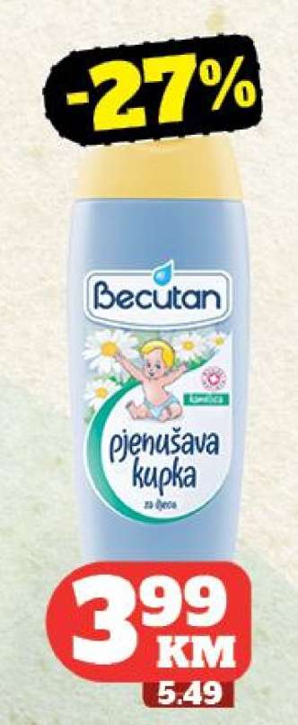 Becutan pjenušava kupka