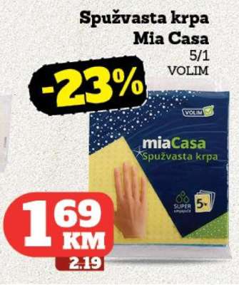 Spužvasta krpa Mia Casa