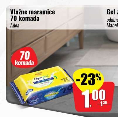 Vlažne maramice 70 komada