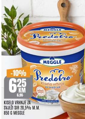 Meggle Predobro Kiselo Vrhnje